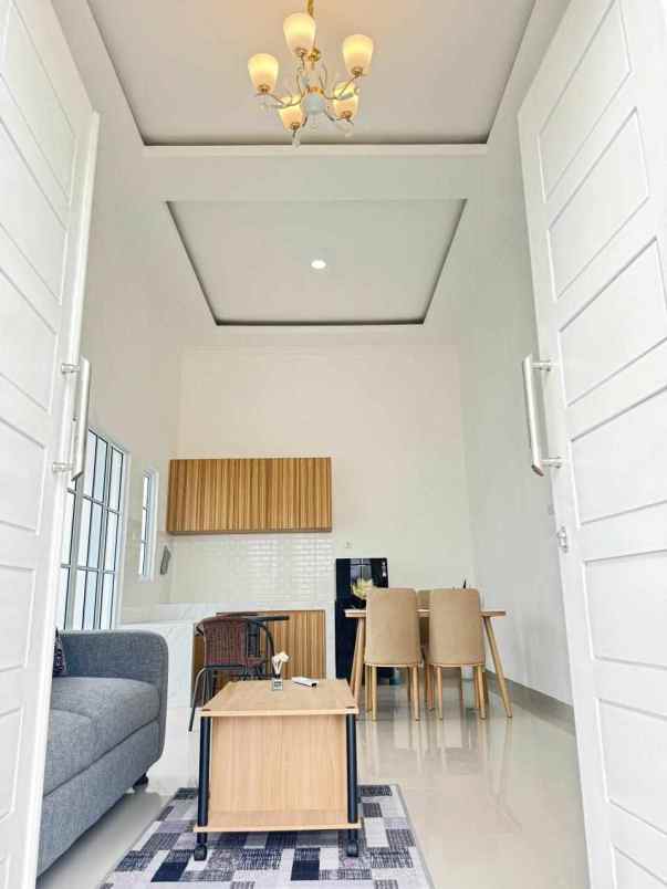 hunian minimalis cluster di jalan kapau sari pekanbaru