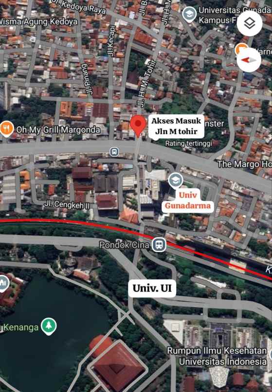 jual murah kos kosan 6 kamar di samping ui depok