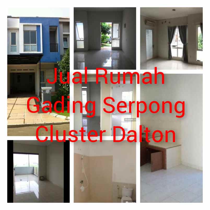 jual rumah gading serpong cluster dalton