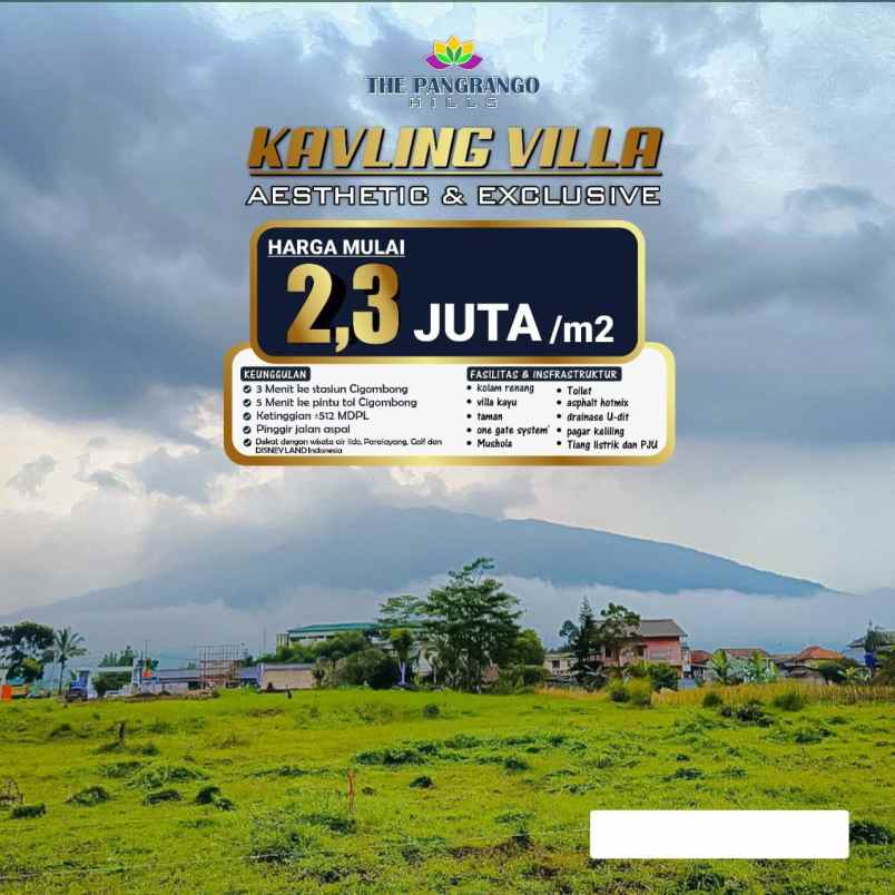 kavling best view pangrango hills bogor