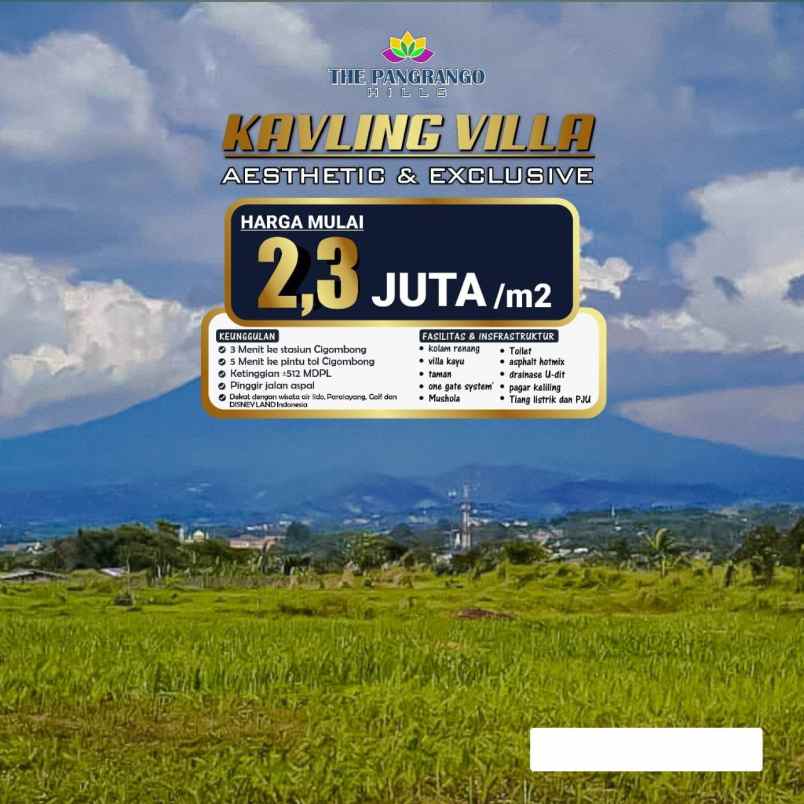 kavling best view pangrango hills bogor