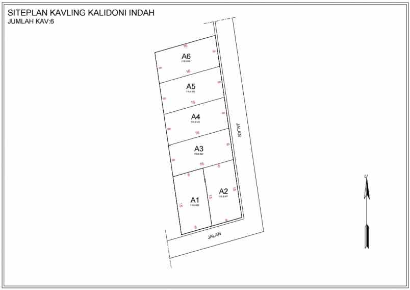 kavling di kalidoni dekat sd it mubarok