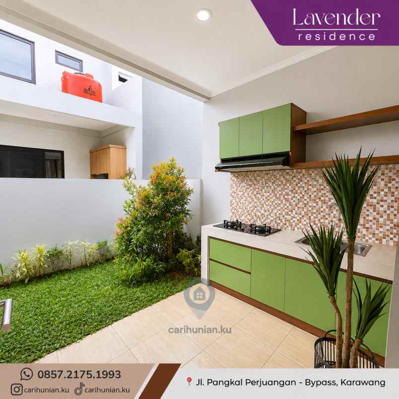 lavender 2 rumah 0 dp full bata merah terbaik