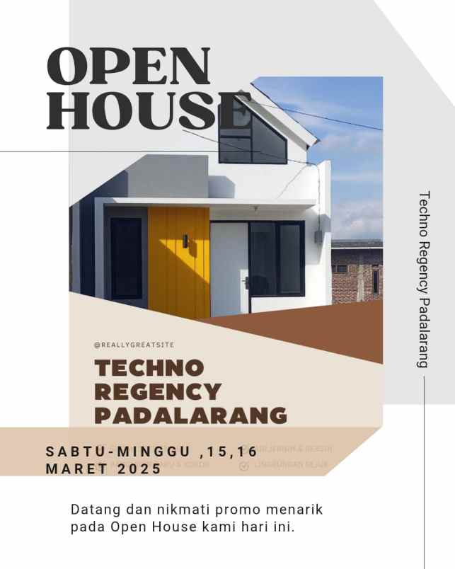 open house rumah baru ready stock dp 0