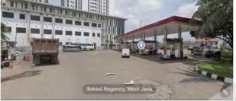 pom bensin sebelah apartemen chadstone cikarang timur