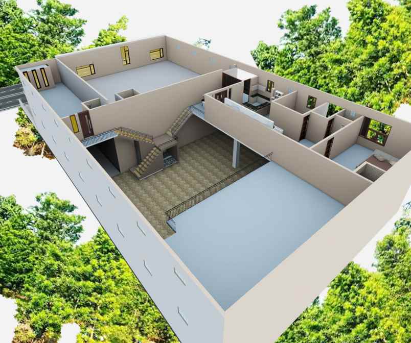 ruko gudang kantor jl raya sudirman dlanggu