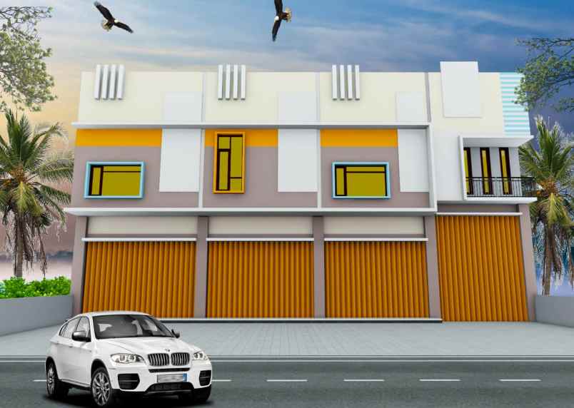 ruko gudang kantor jl raya sudirman dlanggu