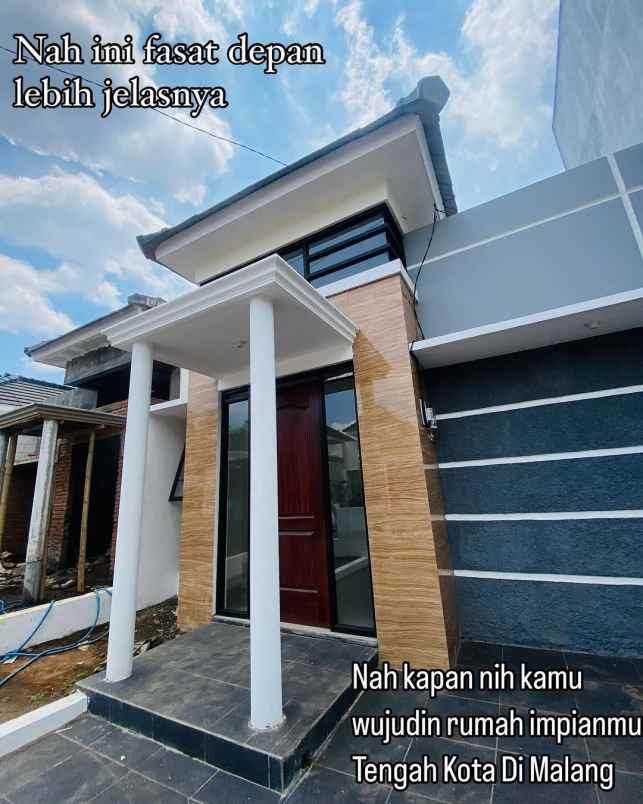 rumah 1 lantai modern di sukun malang