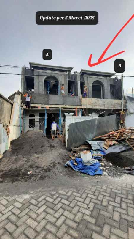 rumah baru manyar dekat its unair kertajaya nginden