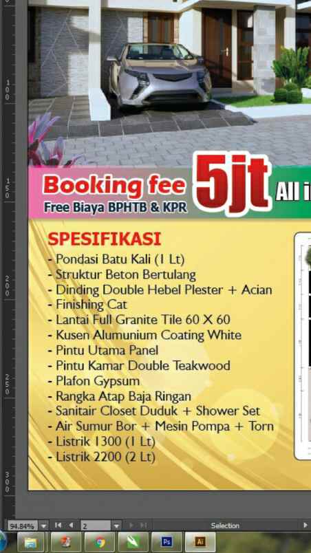 rumah jalan raya citayam parung