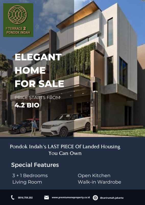 rumah jl pinang kuningan pondok