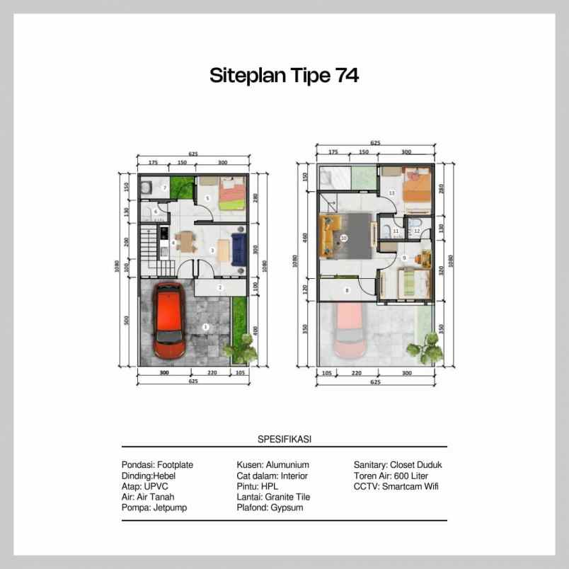 rumah mewah area grand depok city dekat alun alun