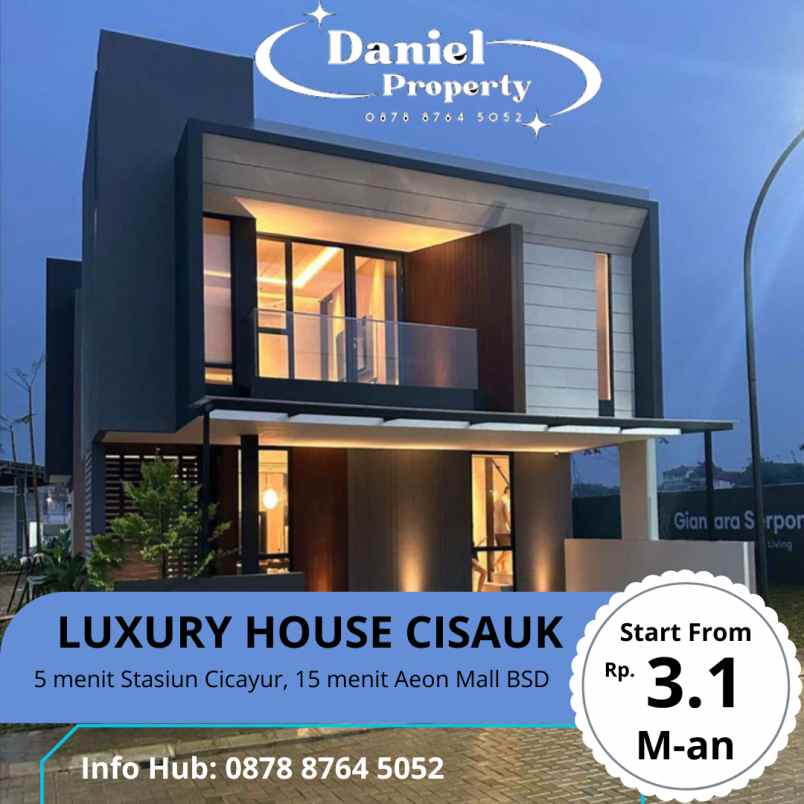 rumah mewah di cisauk tangerang