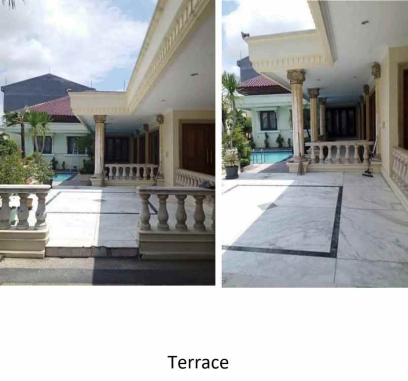 rumah mewah stategis 2 lantai di wonocolo surabaya