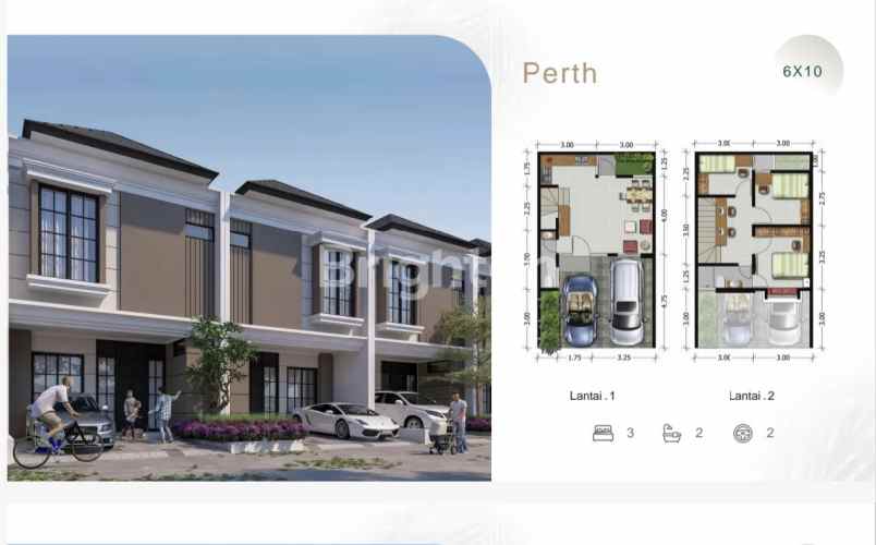 rumah minimalis baru 2 lantai east point