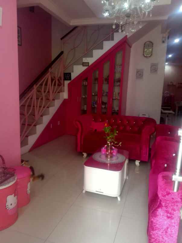 rumah pink 2 lt 5 kt perum puri depok mas nego