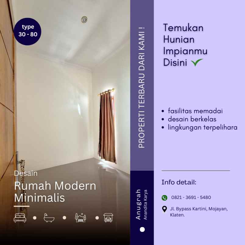 rumah siap bangun 255 juta di nglinggi klaten selatan
