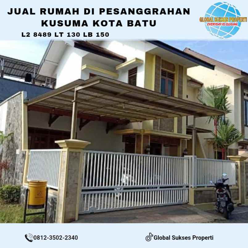 rumah siap huni full kayu jati strategis di kota batu