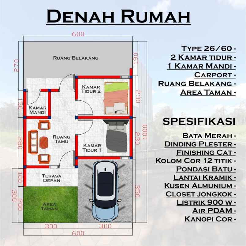 rumah subsidi di daerah buring malang