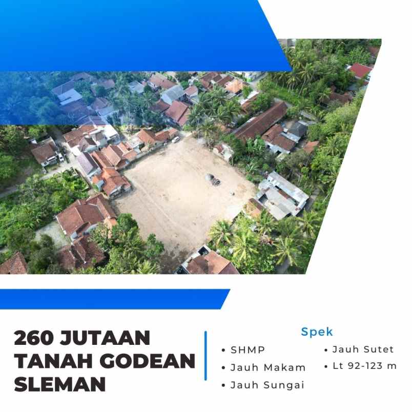 tanah 2 jutaan prospek belakang pasar godean