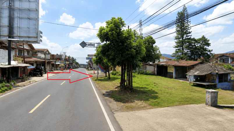 tanah dijual di cisarua puncak bogor nempel indomaret