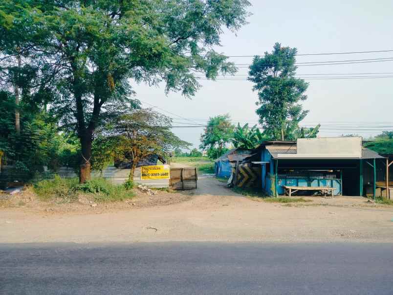 tanah disewakan raya by pass krian sidoarjo