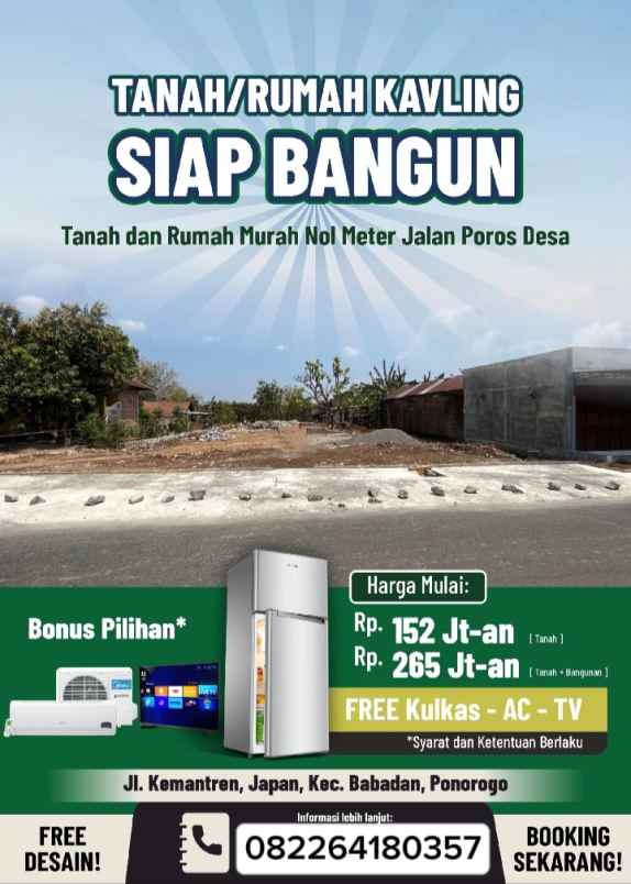 tanah kavling murah ponorogo