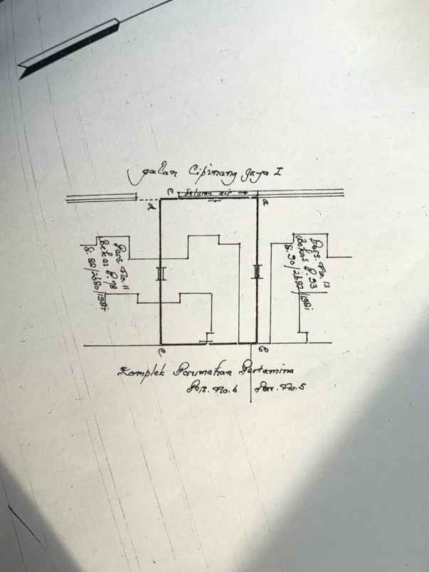 tanah kavling siap bangun dalam komplek di cipinang