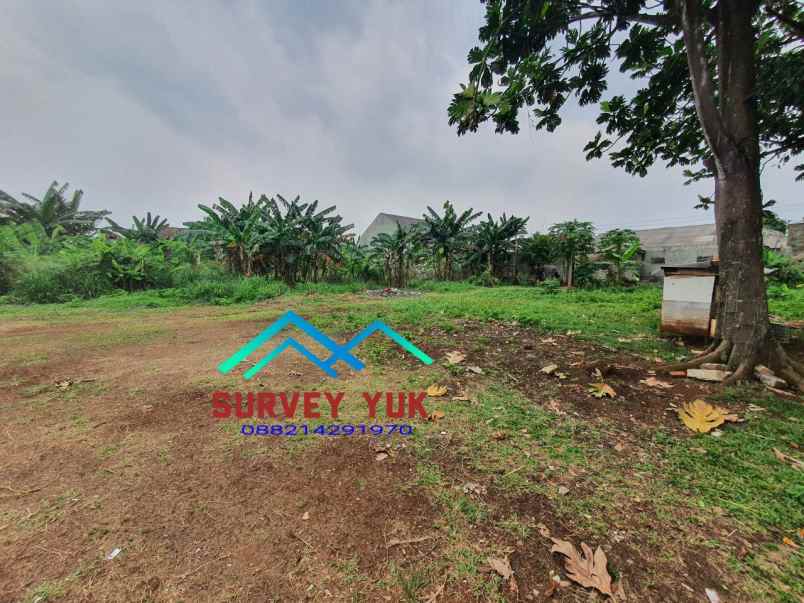 tanah luas pinggir jalan raya serua shm lt 3500m2