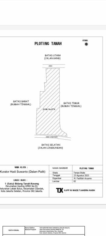 tanah super strategis di tengah kota jakarta selatan