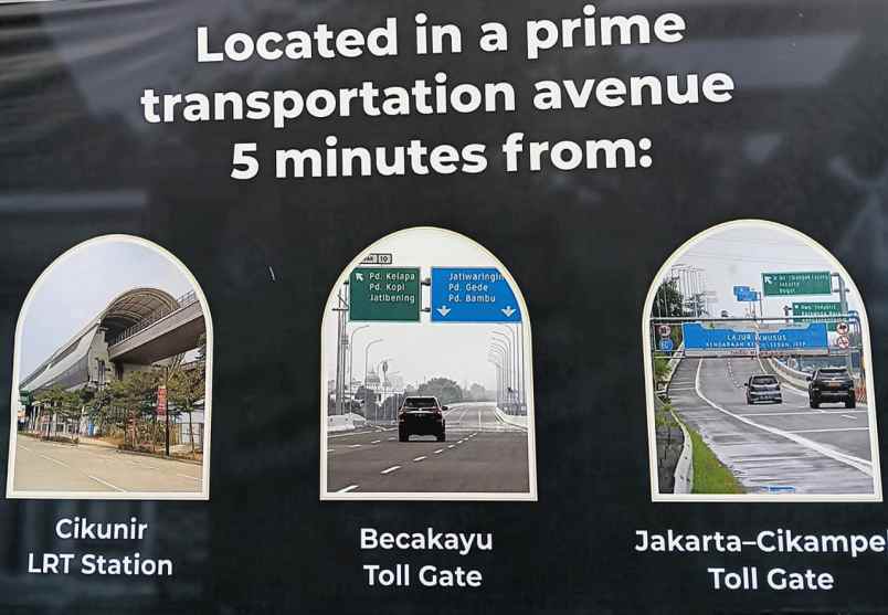 townhouse dalam komplek 10 menit ke lrt cikunir