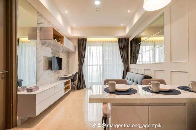 apartemen gold coast pik tower carribean full furnish