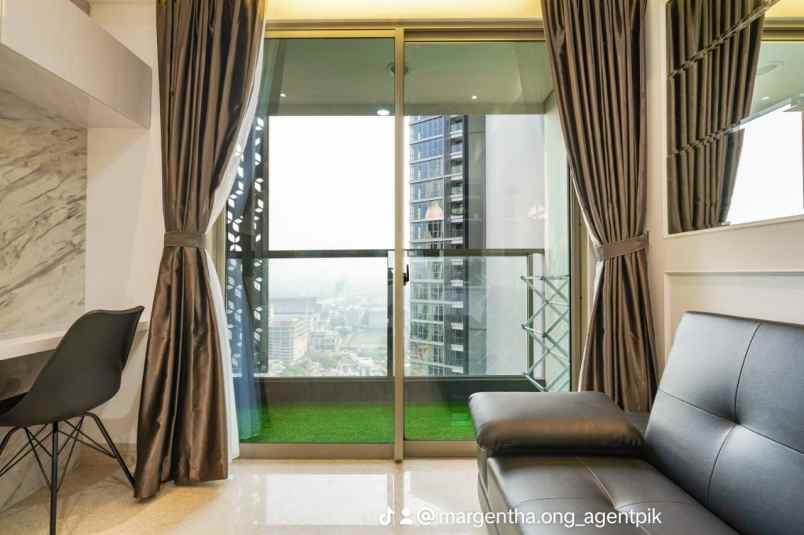 apartemen gold coast pik tower carribean full furnish