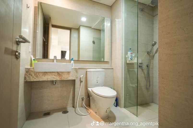 apartemen gold coast pik tower carribean full furnish