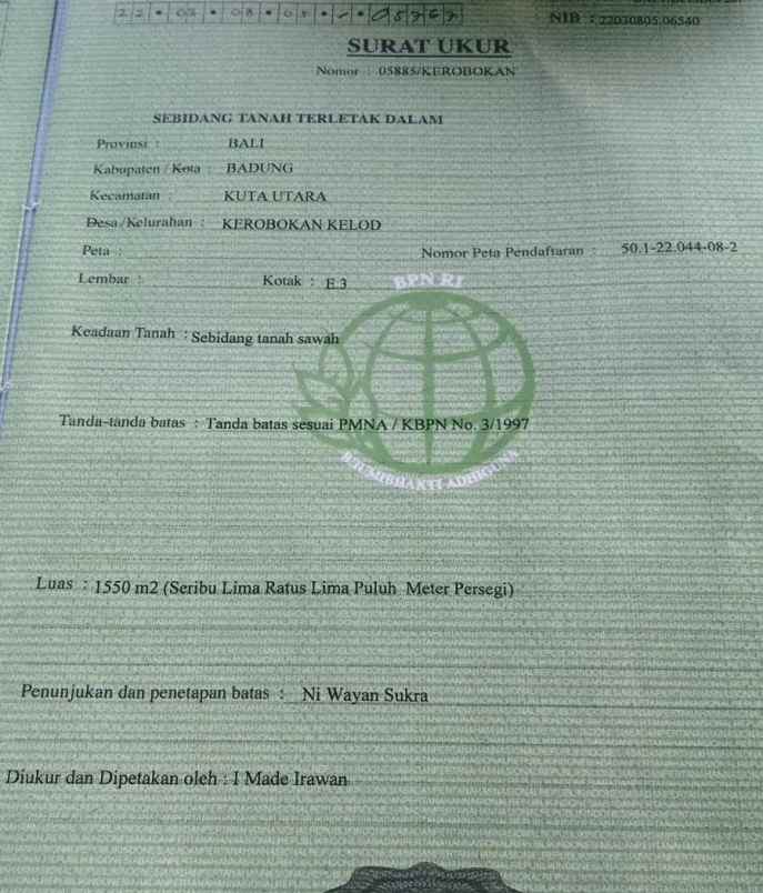 dijuak 15 5 are jl merta agung kerobokan kuta utara