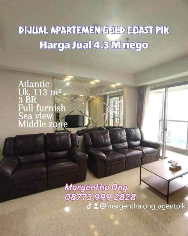 dijual apartemen pantai indah kapuk