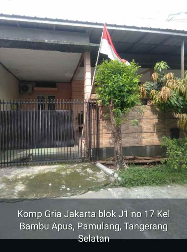 dijual cepat rumah di gria jakarta pamulang