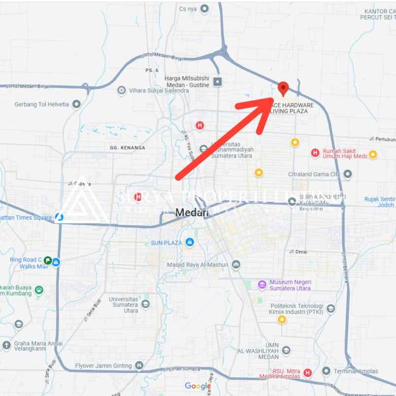 dijual komplek cemara asri