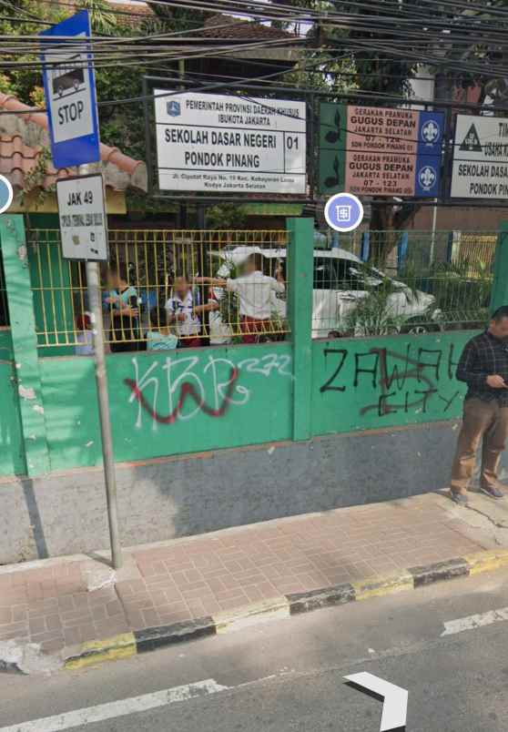 dijual luas tanah 500 meter lokasi strategis