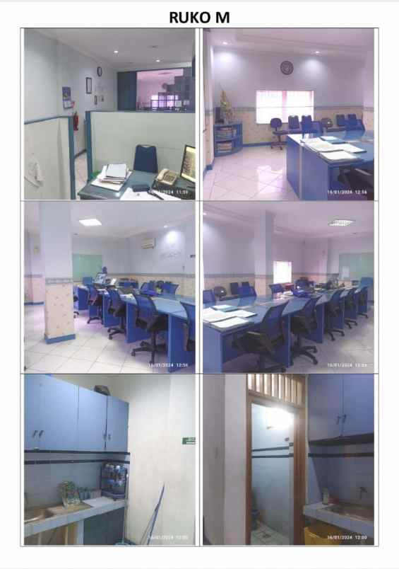 dijual ruko gudang kantor cempaka putih