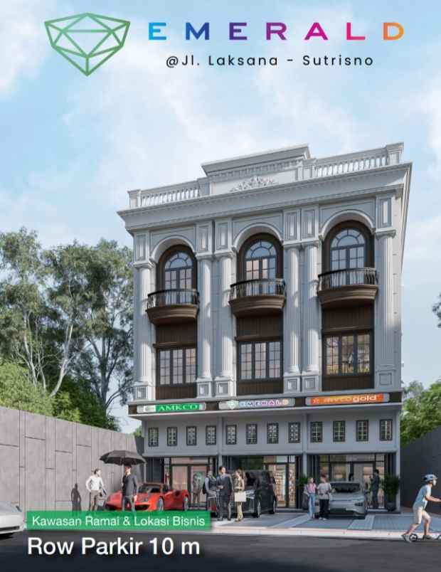 dijual ruko gudang kantor jalan laksana sutrisno