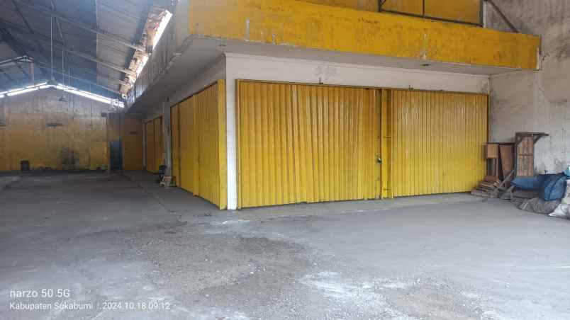 dijual ruko gudang kantor jl raya cibatu cisaat no