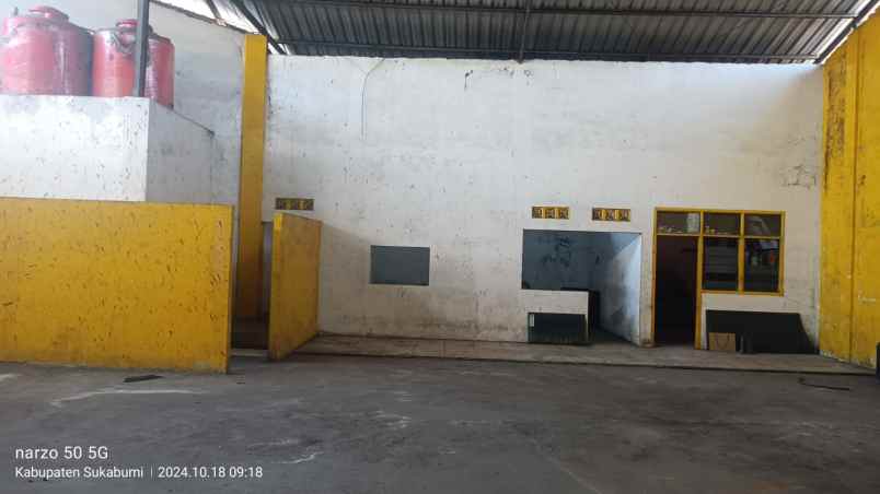 dijual ruko gudang kantor jl raya cibatu cisaat no