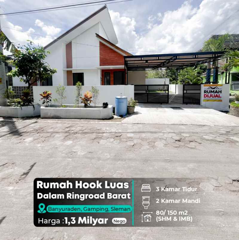 dijual rumah 500 meter ke ringroad