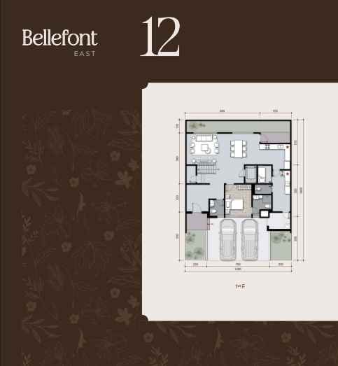 dijual rumah bellefont east the springs