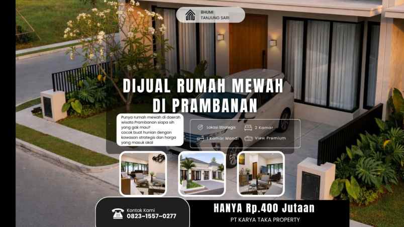 dijual rumah bumi tanjung sari