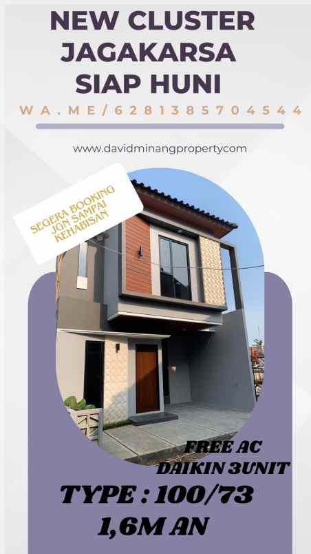 dijual rumah cipedak jagakarsa jakarta