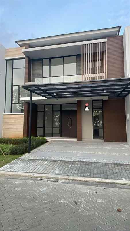dijual rumah cluster kuningan village pik2
