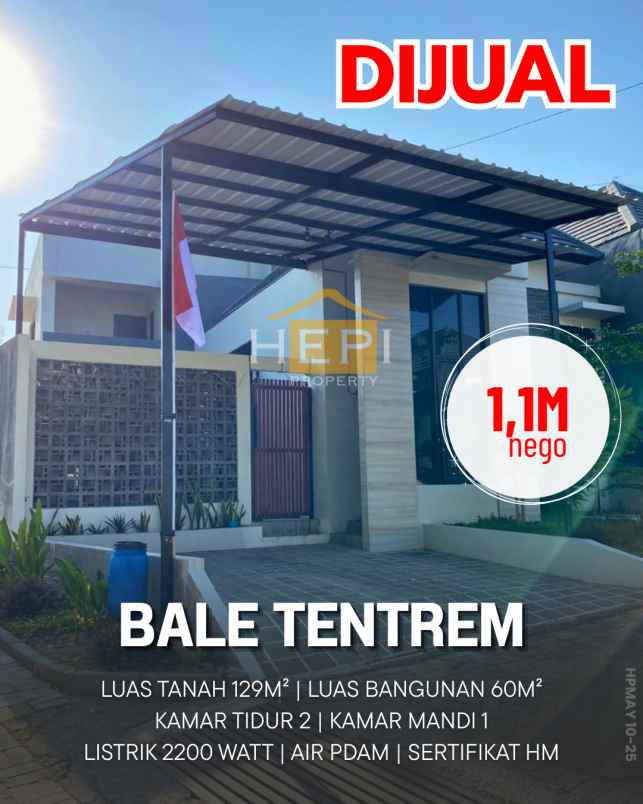 dijual rumah di bale tentrem ketileng indah semarang
