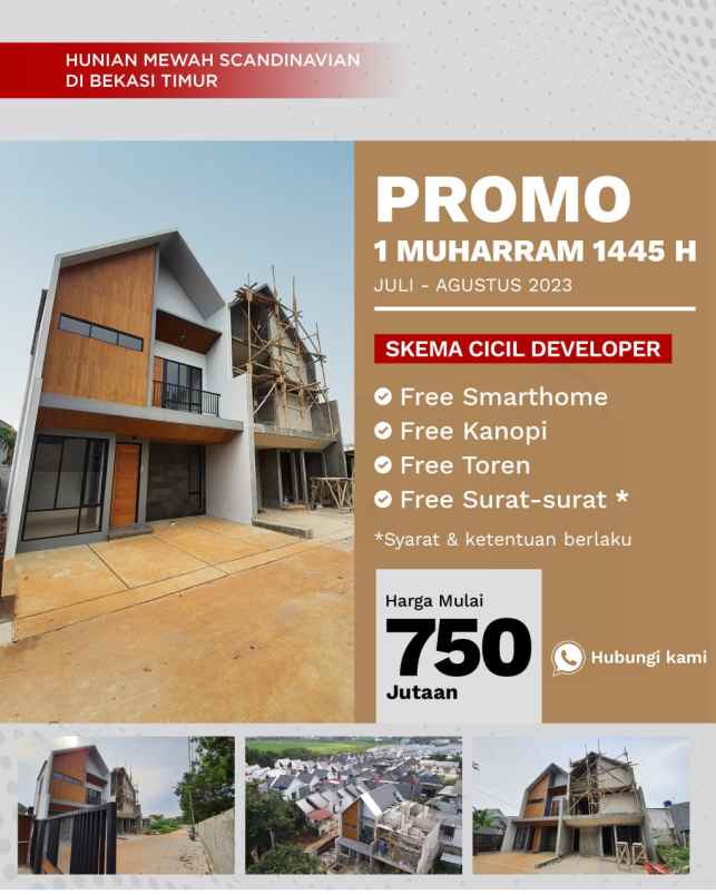 dijual rumah di mustika jaya kota bekasi roemah allea